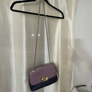 Coach Crossbody Bag with multiple shades of purple
